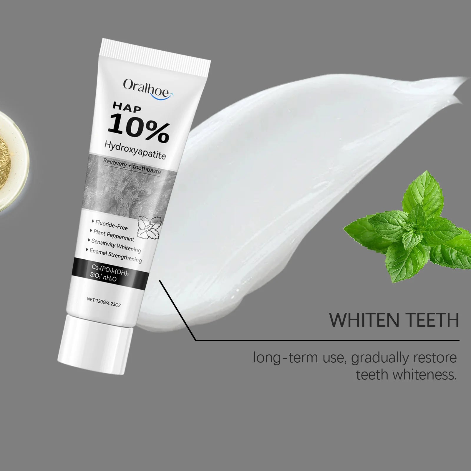 Tidesmit enamel repair whitening toothpaste for stain removal and fresh breath oral hygiene