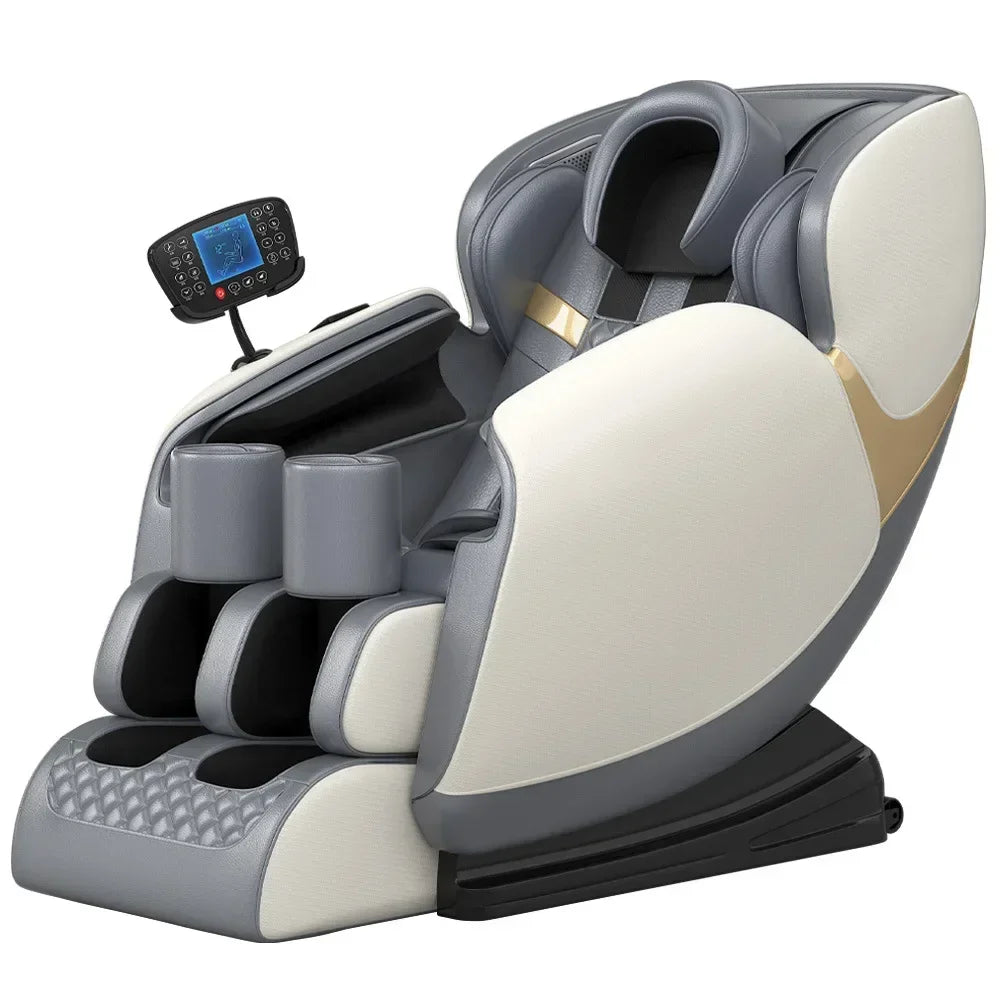 Zero Gravity Massage Chair with Heat Therapy and Full Body Support Massage Chairs Jasno szary Tidesmit