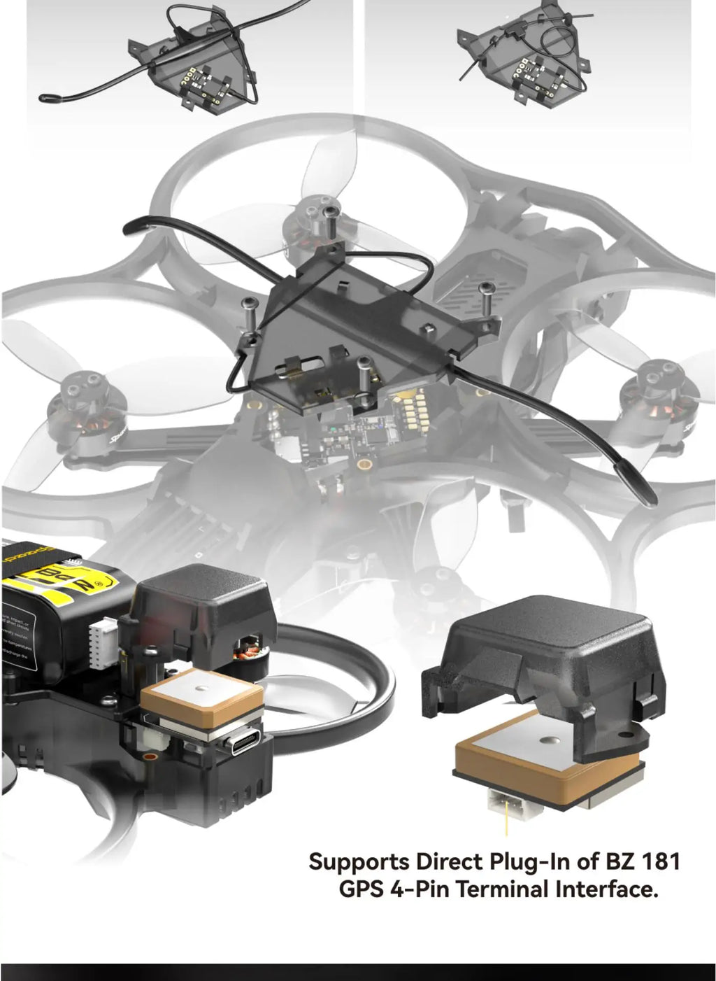 SpeedyBee Bee25 2.5 Inch FPV Drone with O3 Air Unit - PNP/ELRS/TBS Tidesmit