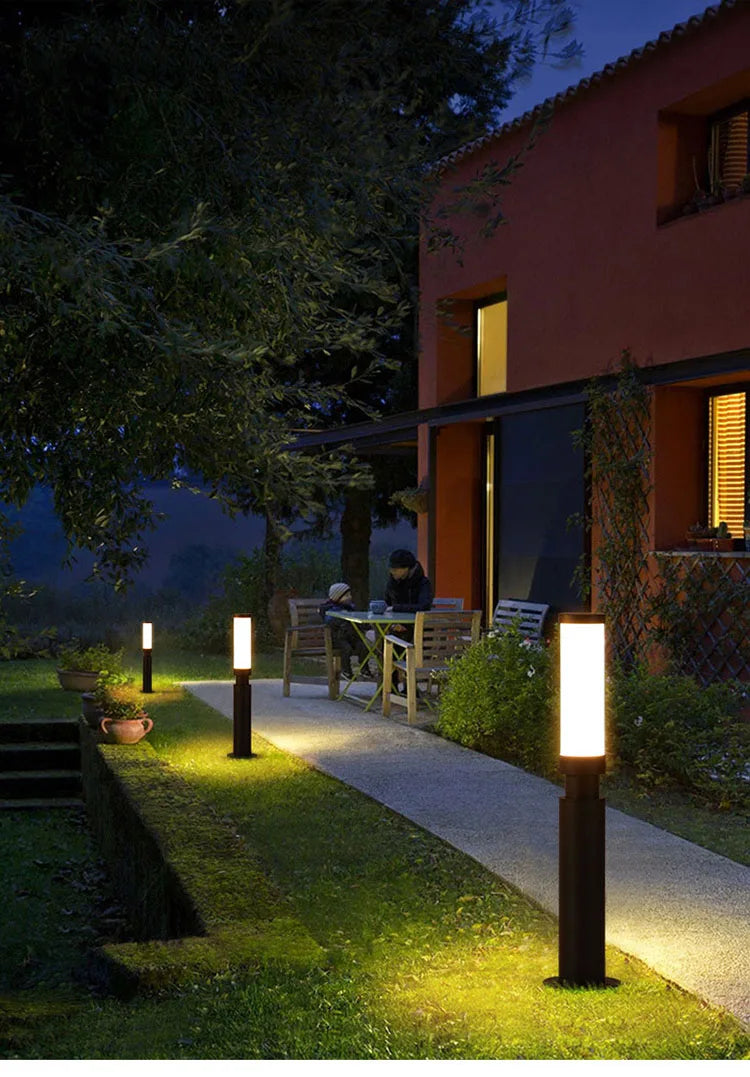 LED Lawn Light 110V 220V Waterproof IP65 Outdoor Simple Modern Street Lamp For Garden Path Landscape Park Courtyard Lighting