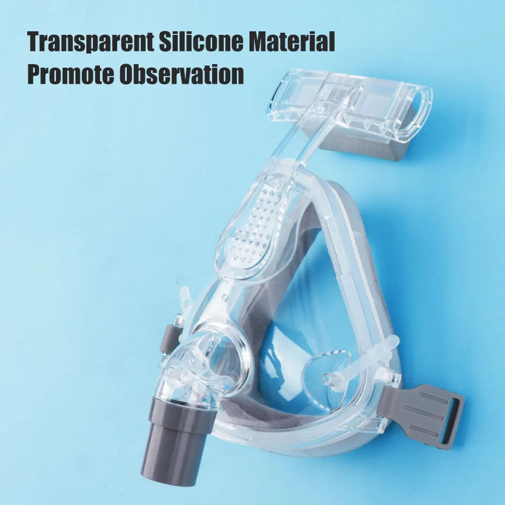 CPAP Mask for Apnea CPAP Auto Breathing Machine Sleep Nasal Full Face Mask with Headgear Anti Snoring Respirator Accessories