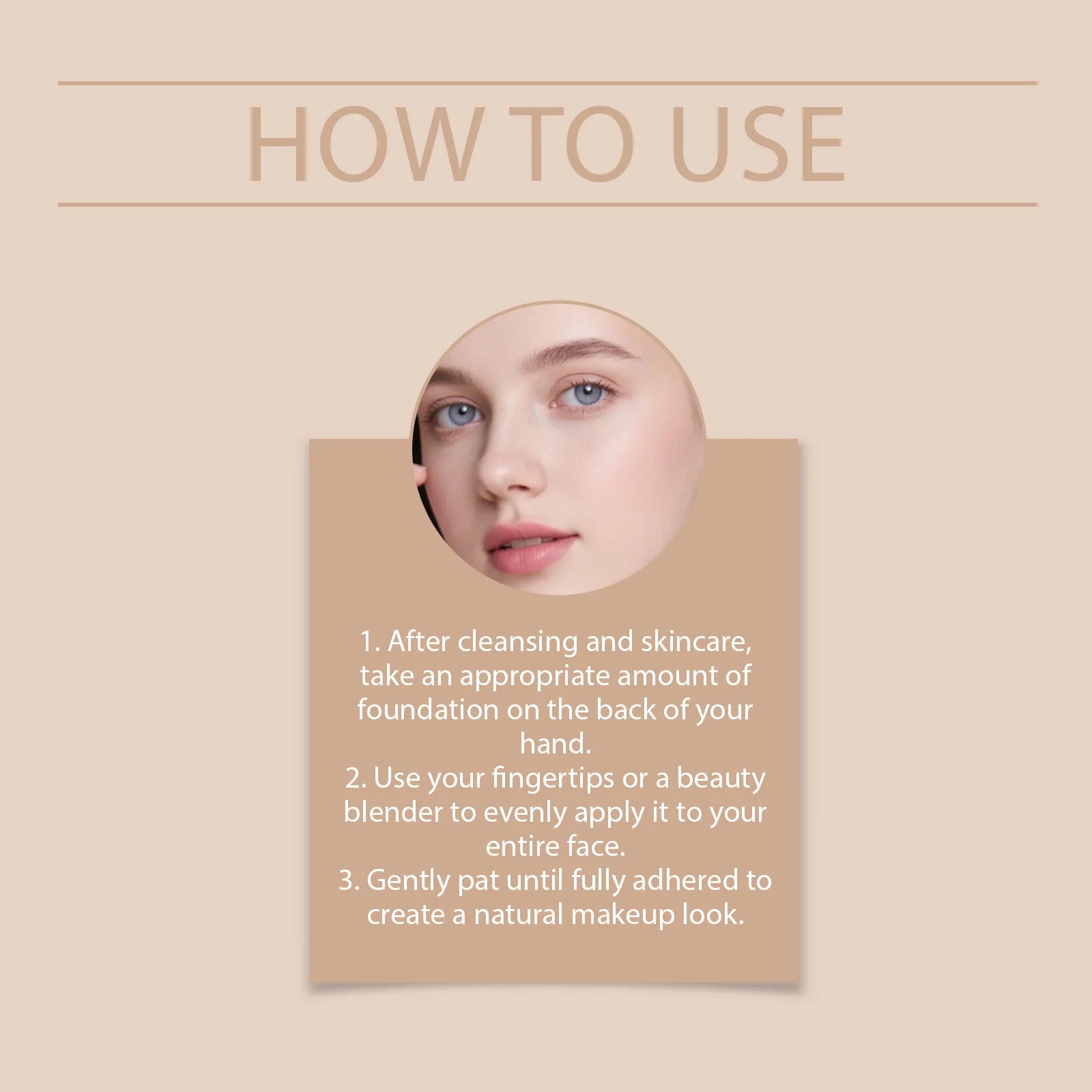Tidesmit color changing foundation texture close-up lightweight waterproof long lasting face makeup base