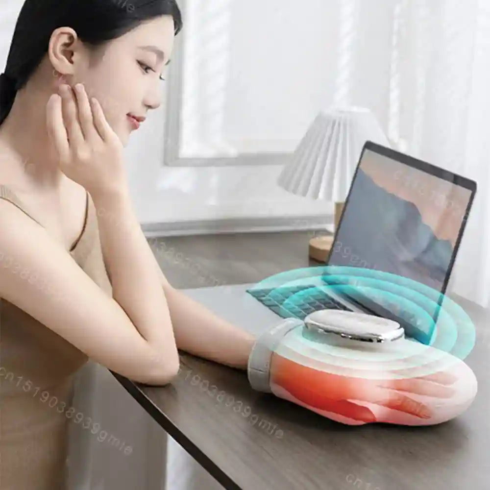 Tidesmit Electric Hand Massager with Heat Therapy and Air Compression Massage Roller Tidesmit