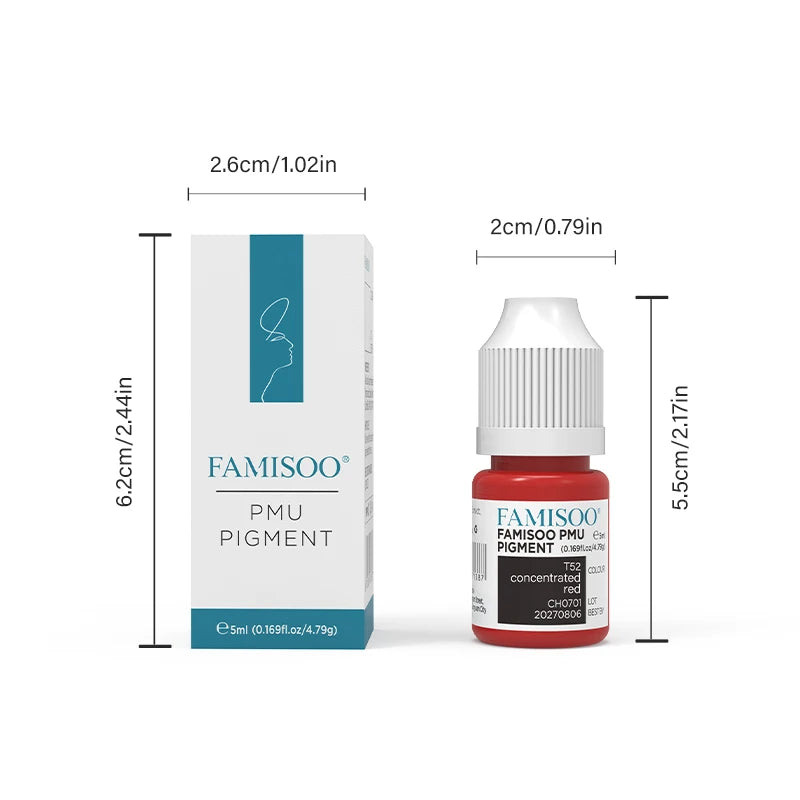 Lip Tattoo Ink – Long Lasting Microblading Pigment 5ml | Tidesmit Permanent Makeup Machines Tidesmit