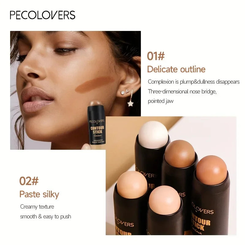 Tidesmit highlighting bronzer stick for contouring and face brightening showing creamy texture detail view