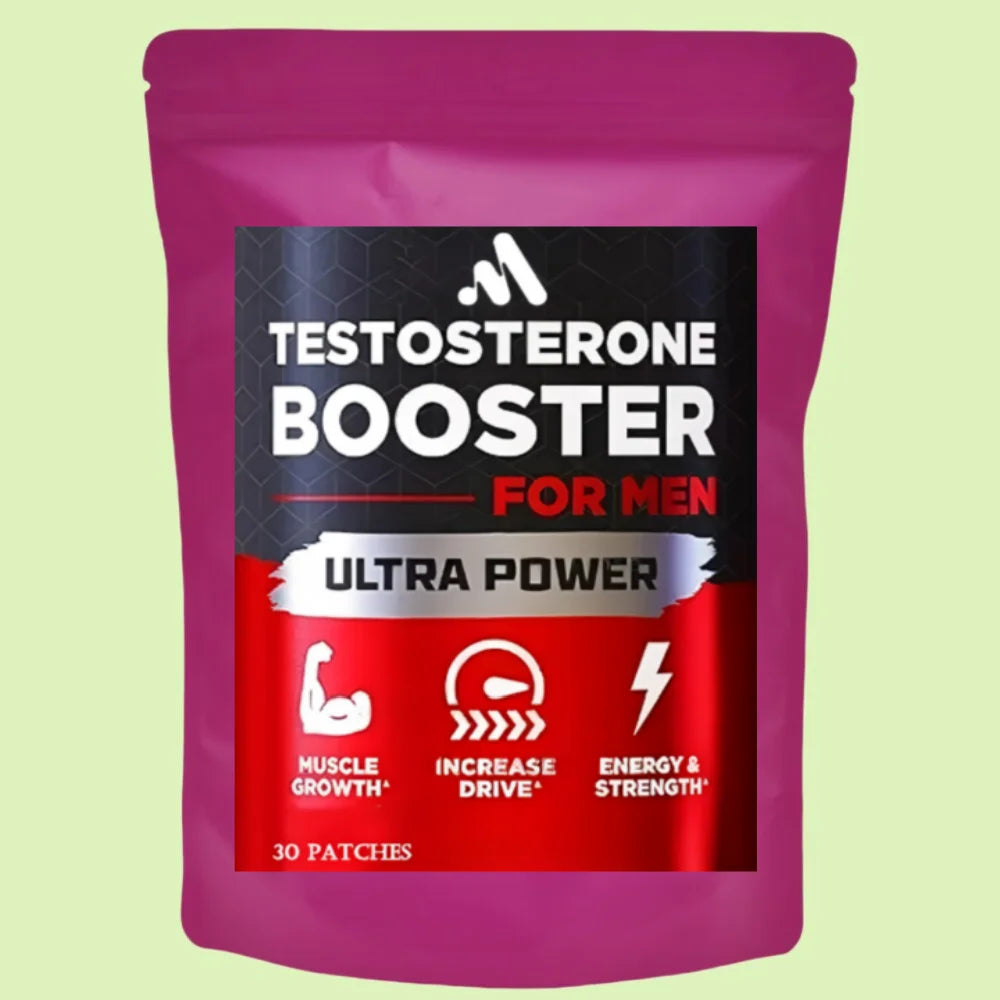 Testosterone Booster Transdermal Patches Steroids Anabolic Booster, With Vitamin B6 Patches 30 Patches