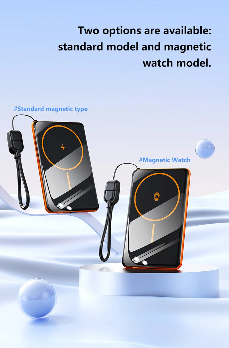 Magnetic Fast Charging Power Bank 50000mAh - Portable USB-C Battery Pack Tidesmit