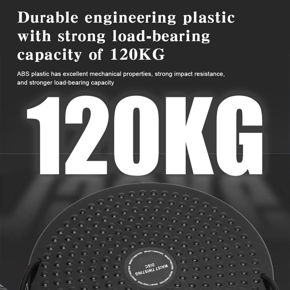 Ab Twist Board with Foot Massage Disc for Core Toning and Slimming Body Shaping Massage Equipment Tidesmit
