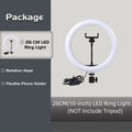 10 Inch LED Ring Light for Video Recording with Adjustable Tripod Stand 10in Ring Light Tidesmit