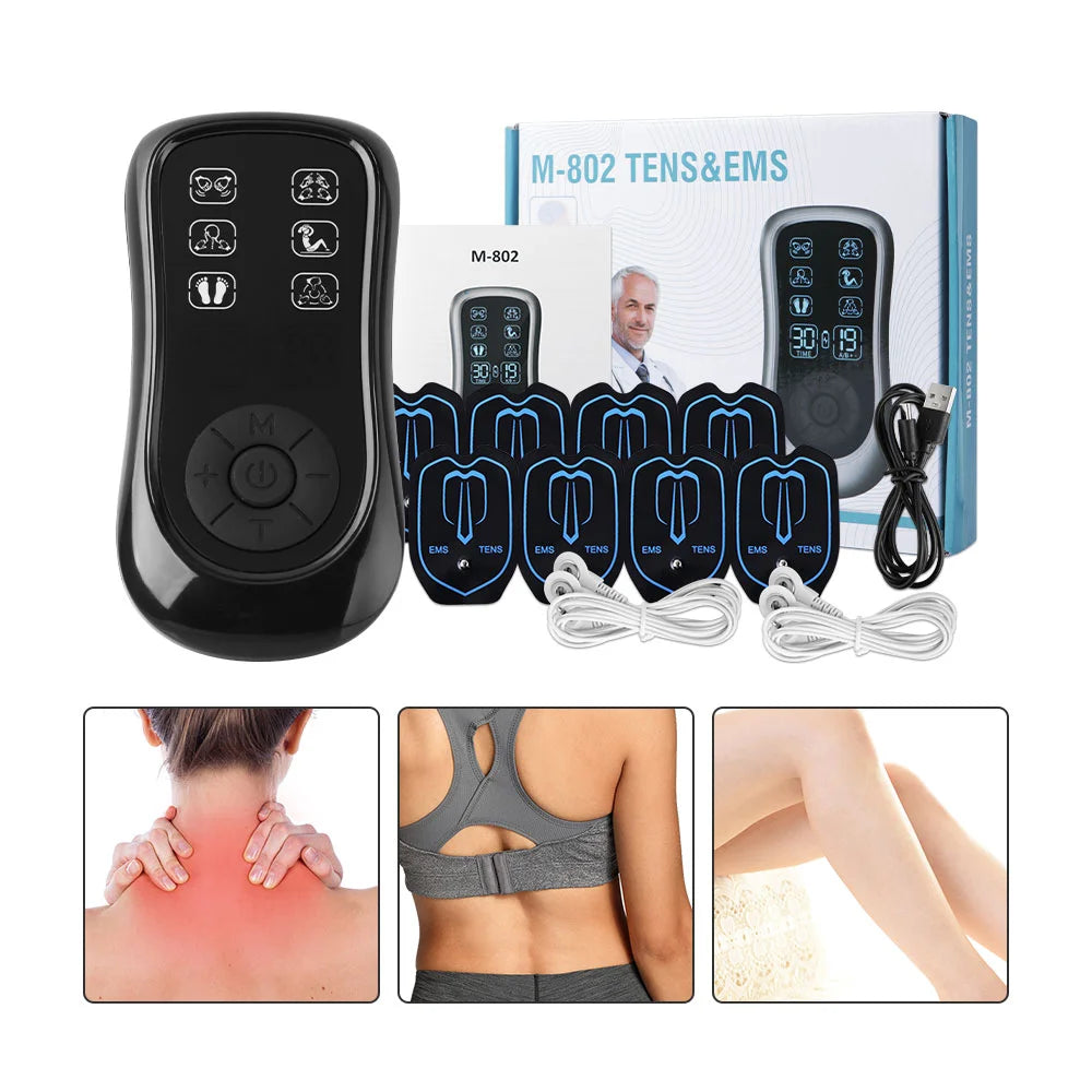 Tidesmit Electric EMS Muscle Stimulator - Rechargeable Deep Tissue Massager Massage Chairs Tidesmit