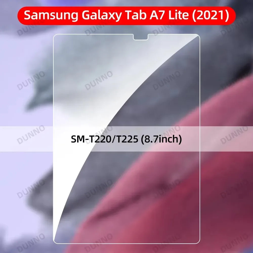Samsung Galaxy Tab Tempered Glass Screen Protector | Anti-Scratch 9H Film For Tab A7 Lite T220 Tidesmit