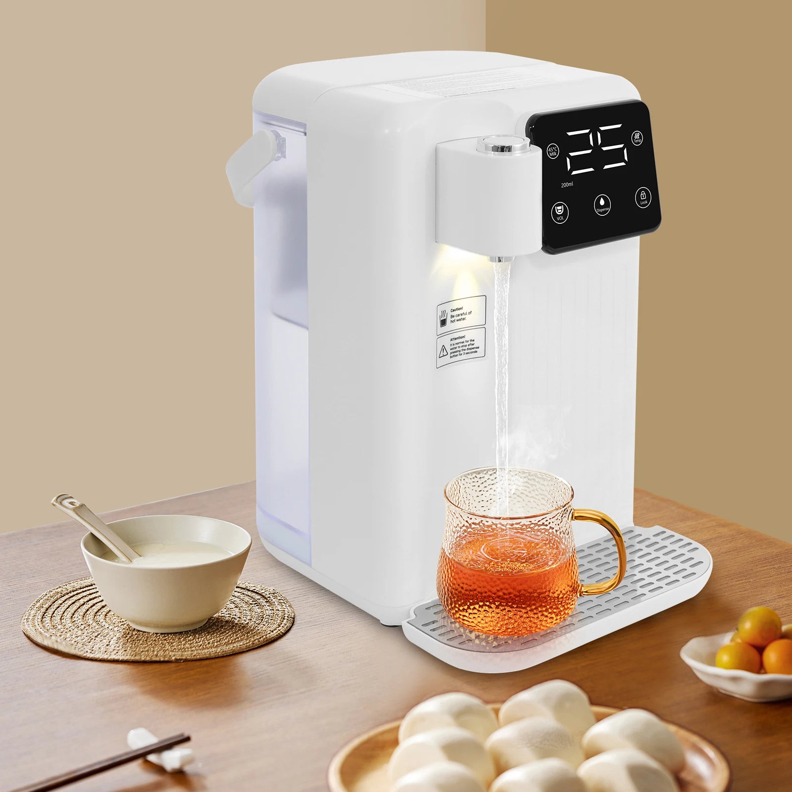 Tidesmit 3L Instant Hot Water Dispenser with Precise Temp Control Tidesmit