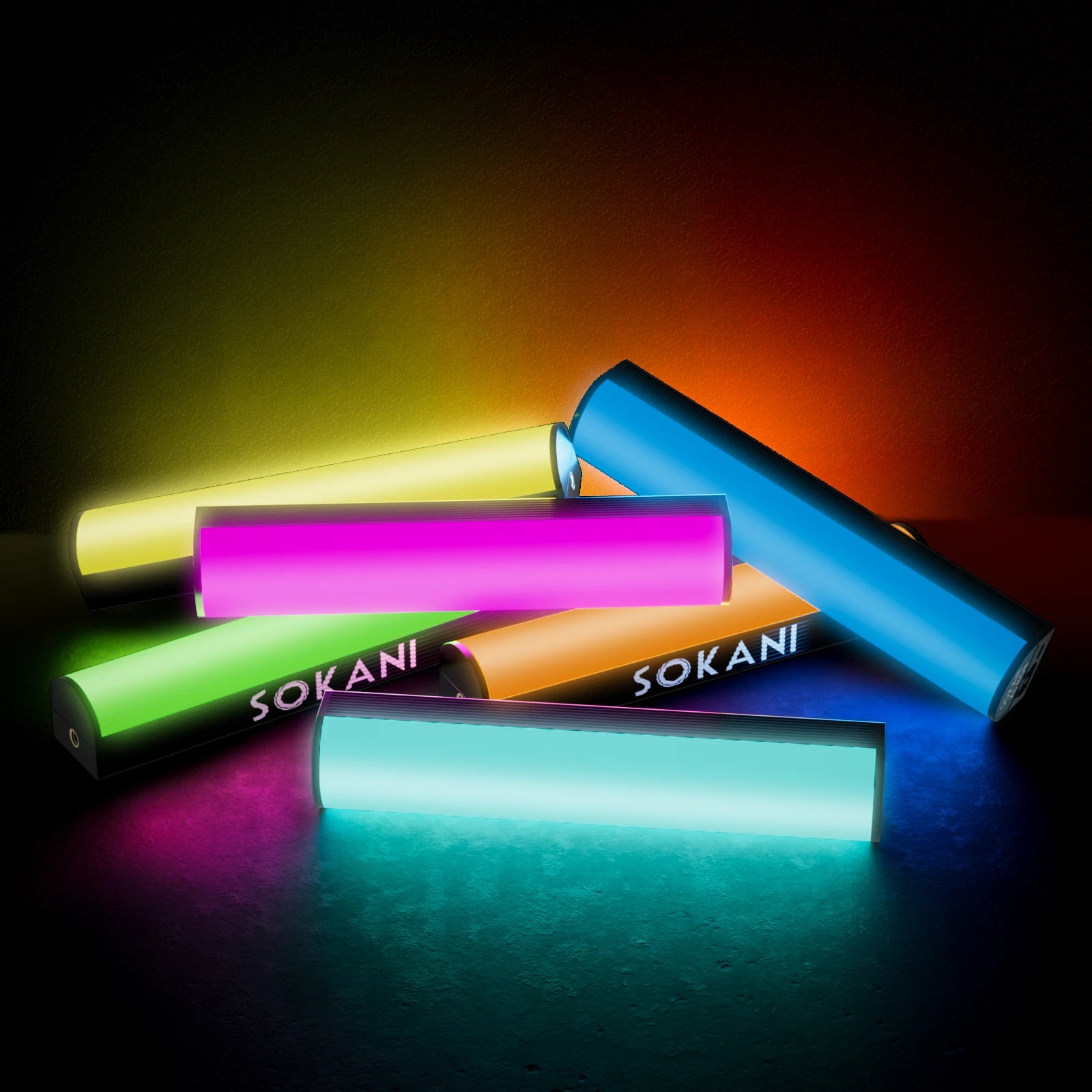 RGB LED Video Light Wand for Content Creation - Sokani X8 Series Tidesmit