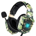 Tidesmit Gaming Headphones with RGB Mic & Surround Sound (PC) Camouflage Green Tidesmit