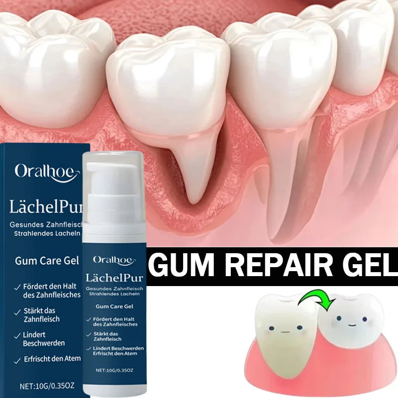 Tidesmit gum repair gel for sore gums and deep teeth stain removal and tartar control dental whitening serum