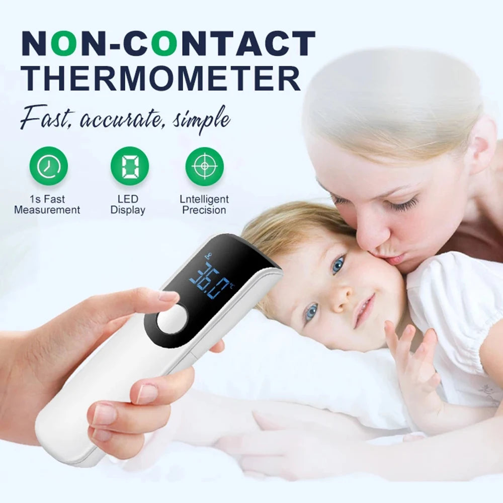 Household Infrared Fever Thermometer Medical Digital LCD Infant Adult Non-contact Laser Body Temperature Ear Thermometer