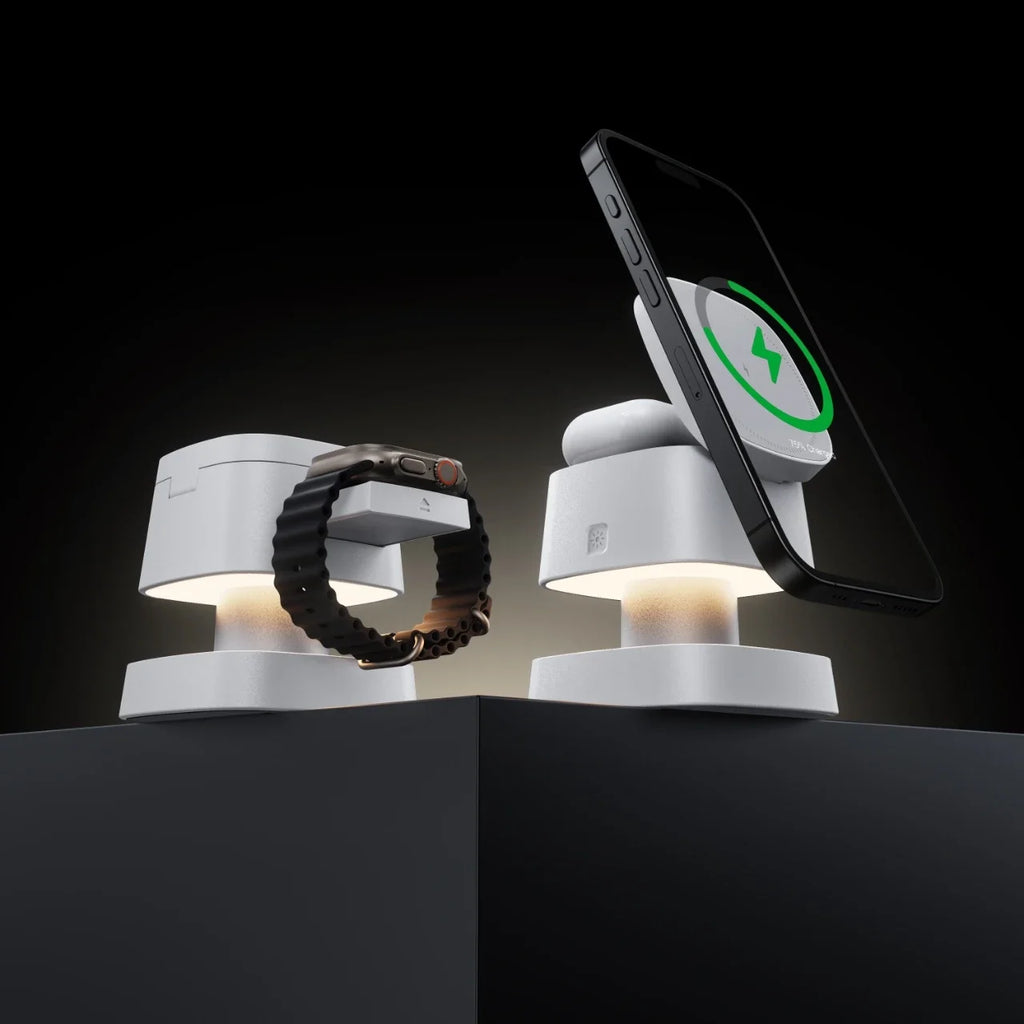 3-in-1 Wireless Charger for iPhone, Apple Watch & AirPods - Qi Certified Tidesmit