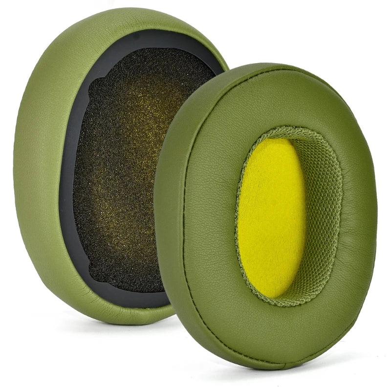 Replacement Ear Pads for Skullcandy Crusher Headphones by Tidesmit green earpads Tidesmit
