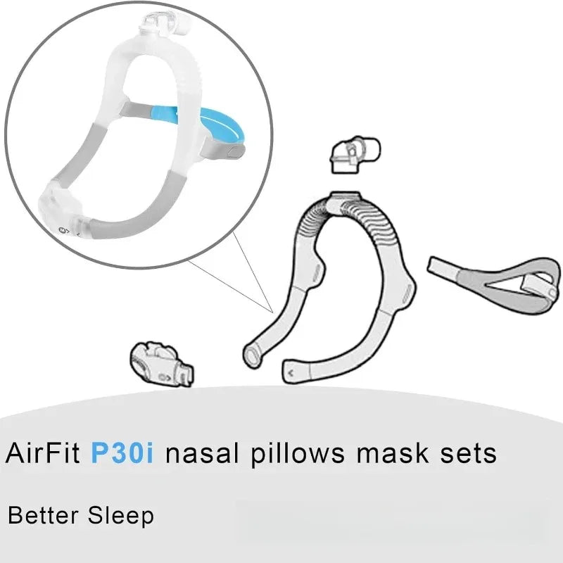 Replacement AirFit P30i Nasal Pillow Airfit N30i Nasal Mask Support CPAP Universal Respiratory Nasal Pillow Mask Sets