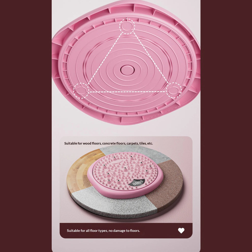 Waist Twisting Disc with Magnetic Foot Massage Therapy - Tidesmit Body Shaping Massage Equipment Tidesmit
