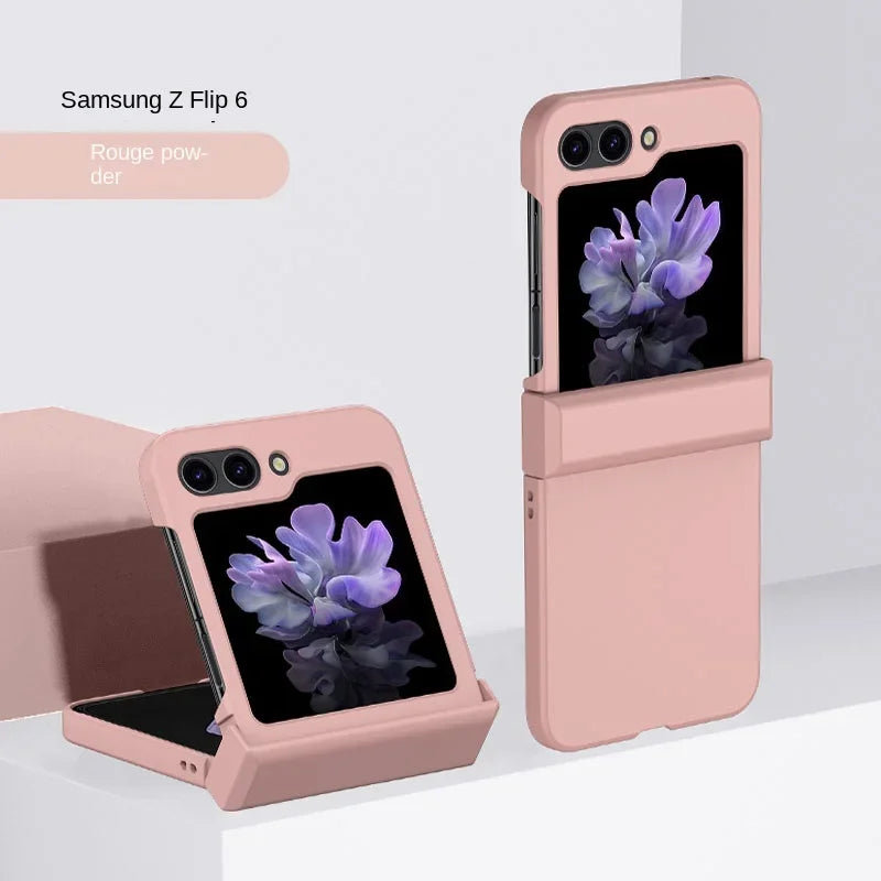 Samsung Galaxy Z Flip 7 Case: Military-Grade Shockproof Hinge Cover Pink Tidesmit