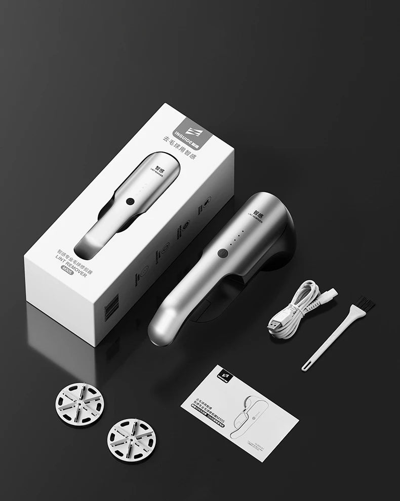 Tidesmit 45W professional electric lint remover for clothes showing detailed spool mechanism for dry cleaners