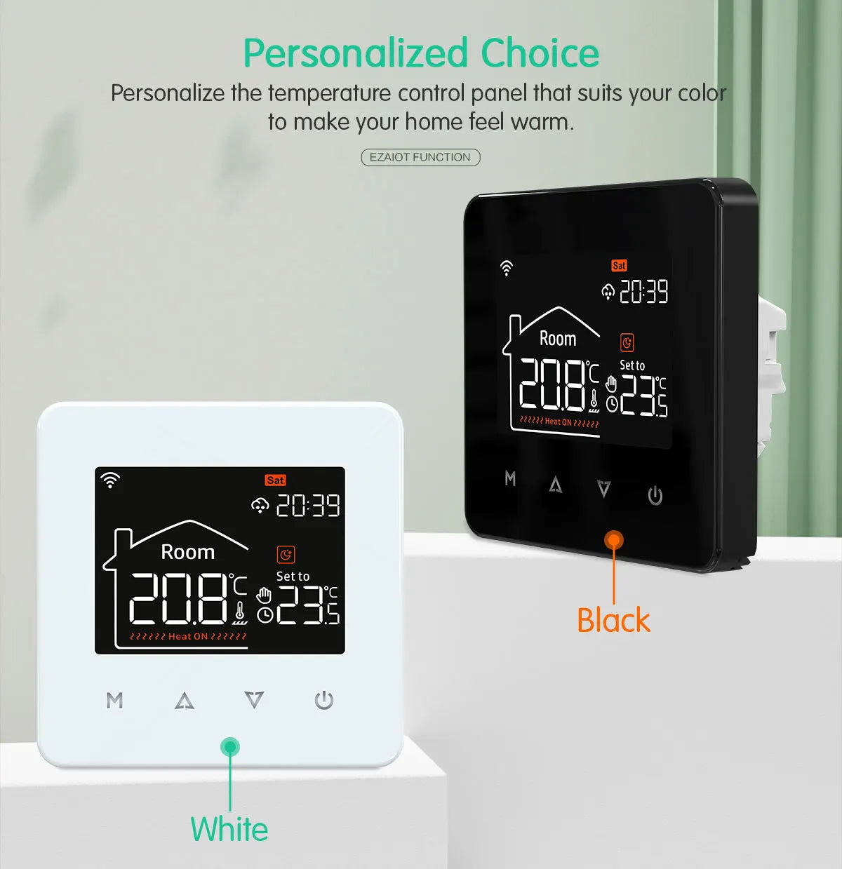 WiFi Smart Floor Heating Thermostat for Precise Home Temperature Control Tidesmit