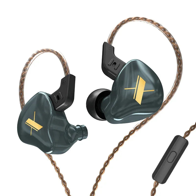 HiFi Wired In-Ear Monitor with Microphone by Tidesmit - EDX Series EDX Blue Gray MIC China Mainland Tidesmit