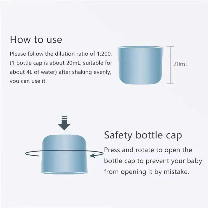 Tidesmit 1L floor cleaning solution for Roborock S8 Pro Ultra, S8 MaxV, Q Revo, and Qrevo Curv vacuum cleaner parts