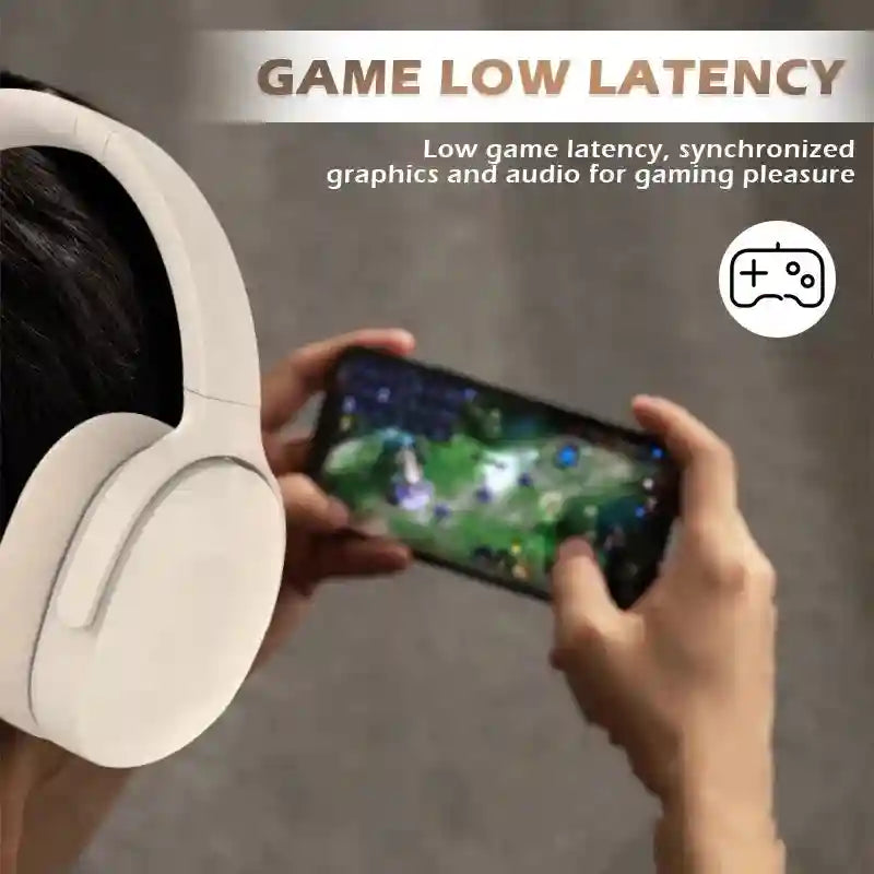 Wireless Bluetooth Headphones - Over-Ear Active Noise Cancellation Tidesmit