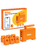 Refoss Smart Energy Monitor with Energy Measurement EM06P WLAN Power Meter 3 Phase Smart Meter with 6 Measuring Channels 150A