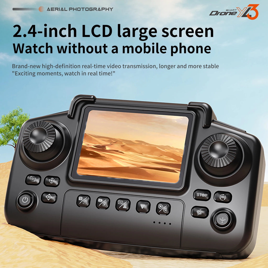 4K Camera Drone for Kids: Foldable Quadcopter with Remote Screen Tidesmit