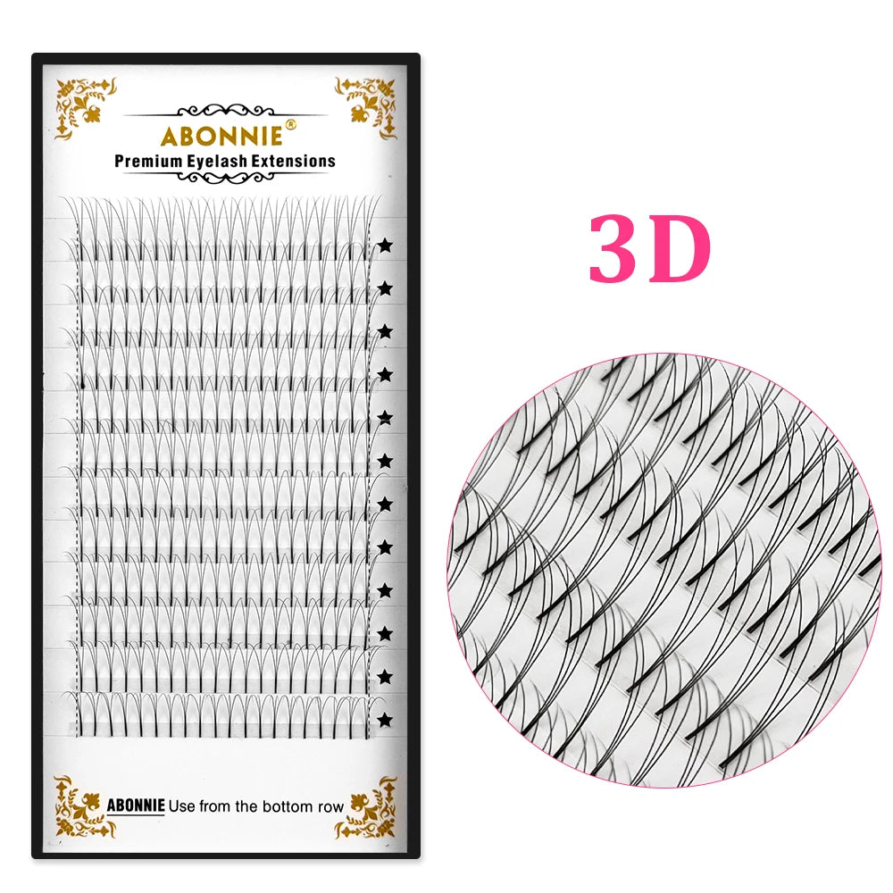 Russian Volume Eyelash Extensions 5D-6D | Matte Soft False Lashes False Eyelashes 3D Tidesmit