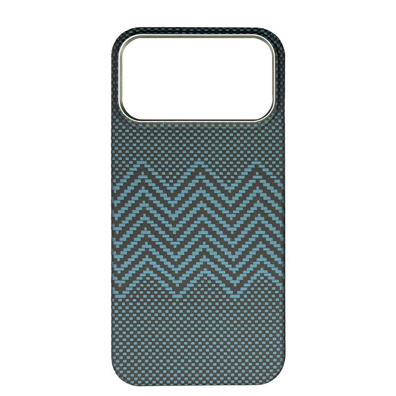 iPhone 17 Pro Max Aramid Fiber Case – Slim Magnetic Shock-Absorbing Cover Blue China Mainland Tidesmit