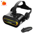 VR Headset for Smartphones: Immersive Smart Glasses with Spatial Audio Black VR Control A Tidesmit
