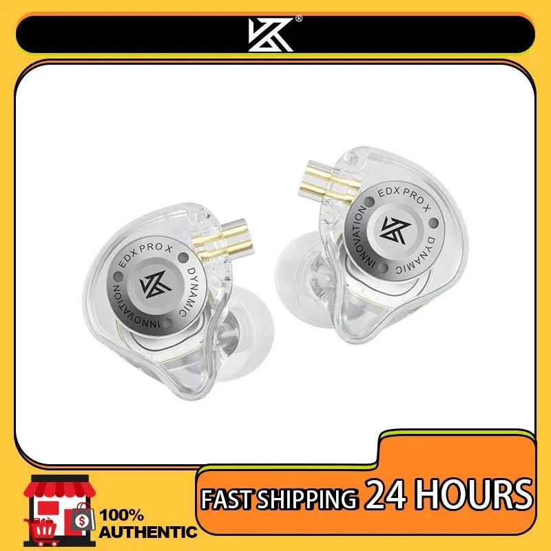 KZ EDX PRO X Dynamic Drive Earphone HIFI Bass Earbud DJ Sport Music Cancelling Headsets Tidesmit
