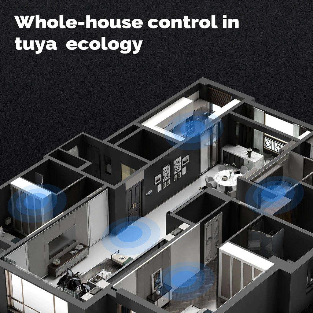 TUYA Smart Home Panel, 10.1" Touch Screen, Built-in Zigbee & Bluetooth Gateway, Intercom Compatible, by MOES