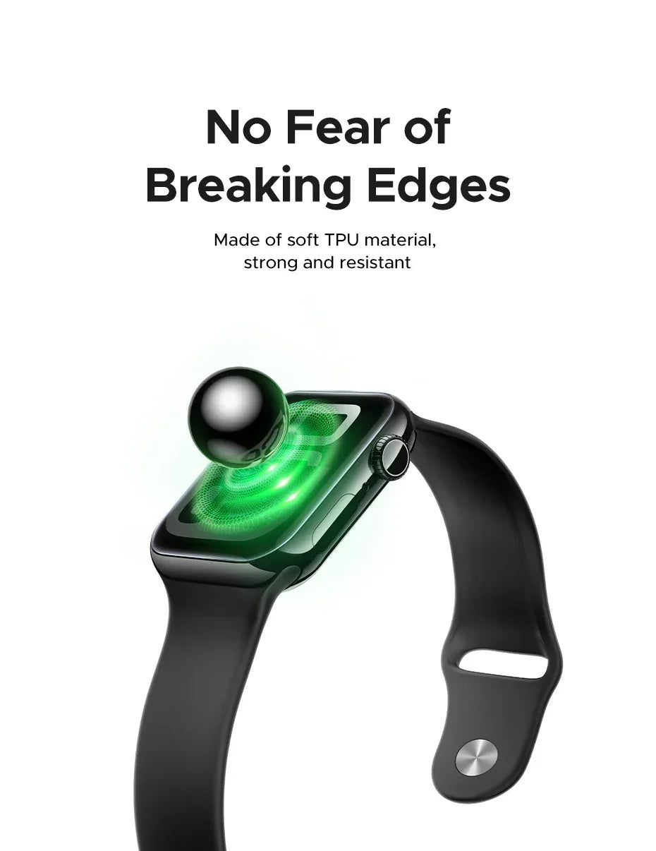 Apple Watch Screen Protector 2-Pack - Full Coverage HD Clear Film Tidesmit
