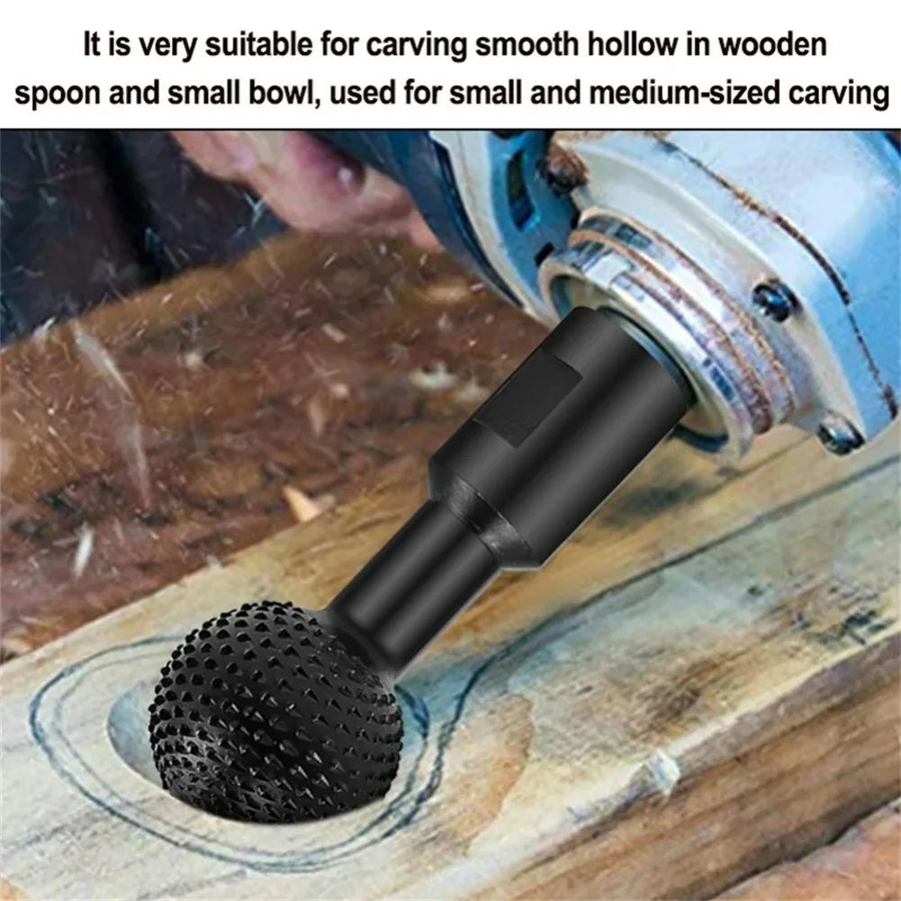 10/14MM Angle Grinder Spherical Spindle Rotating Wood Carving Polishing Engraving Drill Ball Chisel Grinding Woodworking Tool