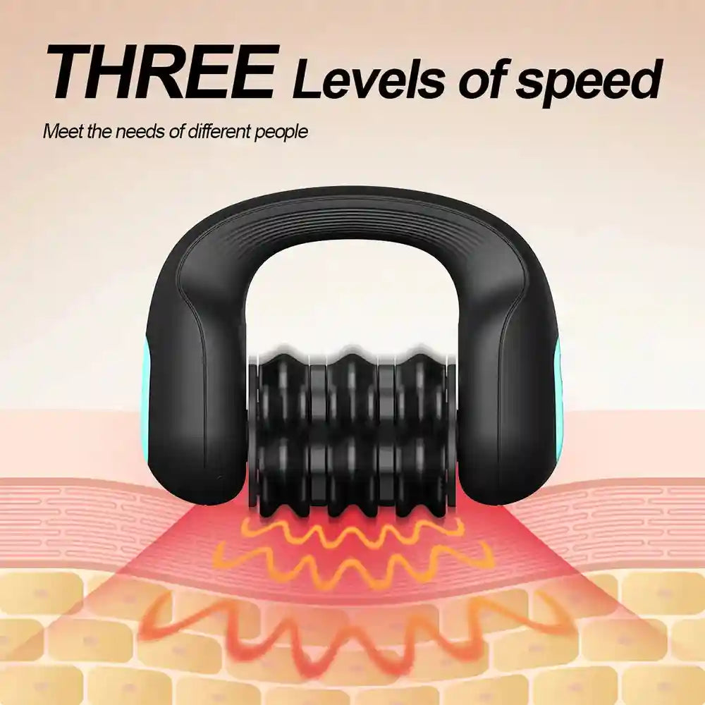 Electric Massager for Muscle Recovery | 3-Speed Portable Tool | Tidesmit Massage Roller Tidesmit