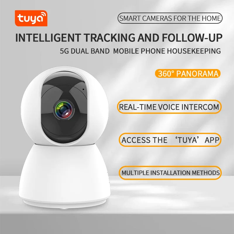 2K 400W Tuya Smart Mini WiFi IP Camera Remote Wireless Surveillance Auto Tracking Of Human Home Security CCTV Baby Pet Monitor