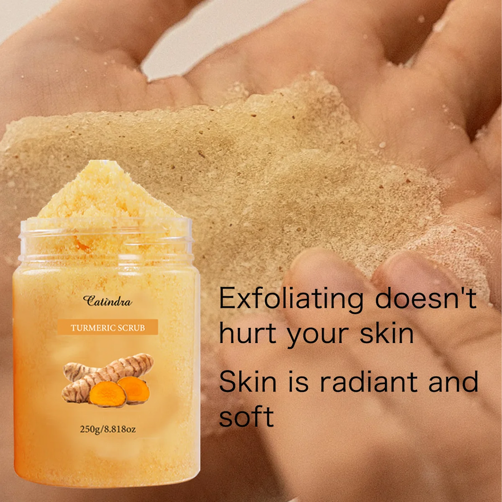 Turmeric Body Scrub | Natural Dark Spot Corrector for Radiant Skin Scrubs Treatments Tidesmit