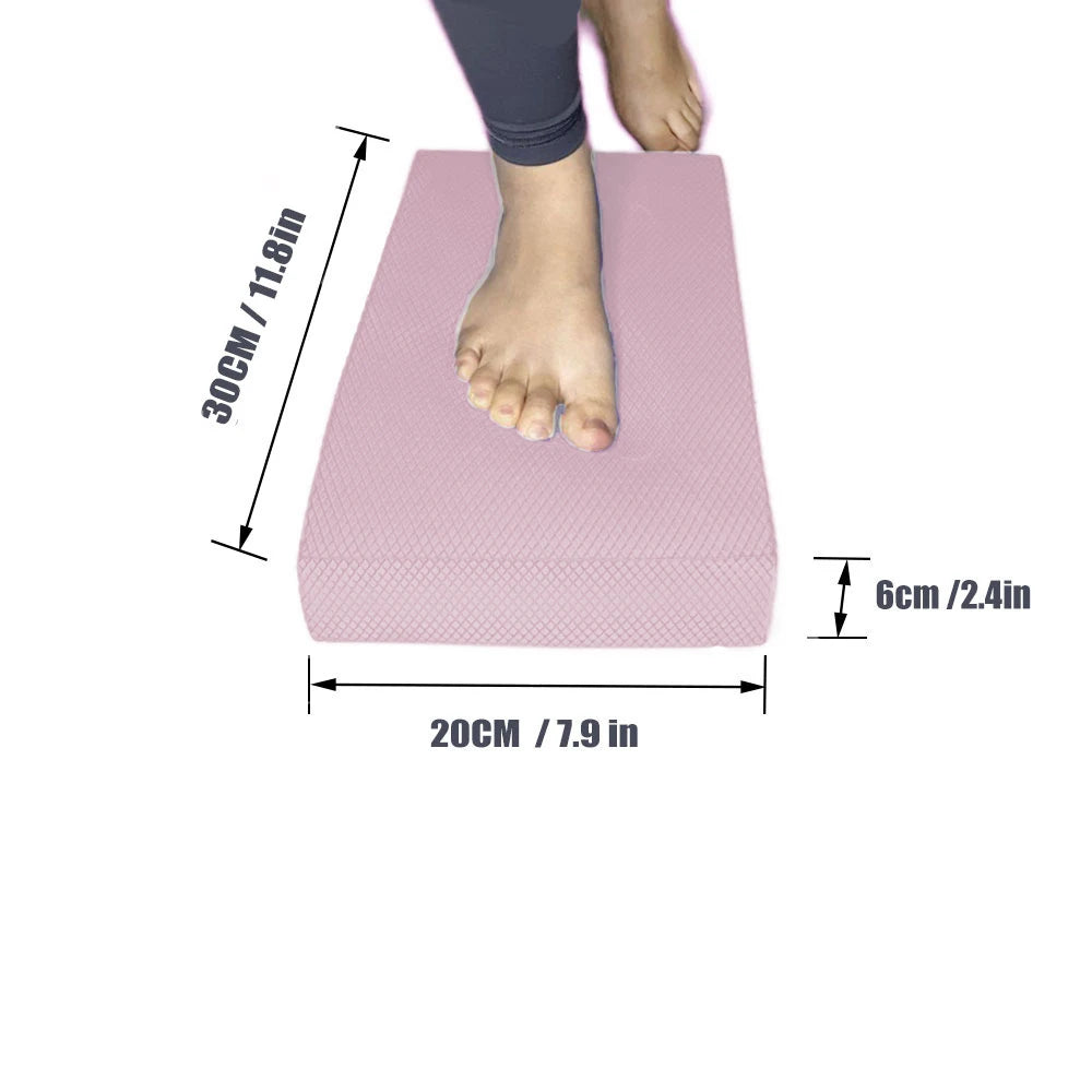 Soft Balance Pad TPE Yoga Mat Foam Exercise Pad Thick Balance Cushion Fitness Yoga Pilates Balance Board for Physical Therapy