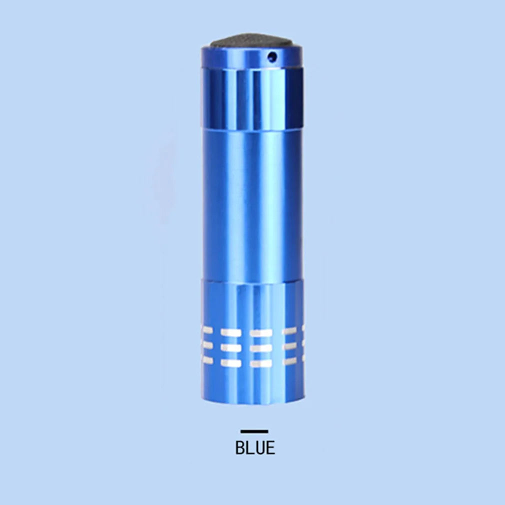 UV LED Flashlight 9 Light Aluminum Torch - Portable Inspection Tool Blue China Mainland Tidesmit