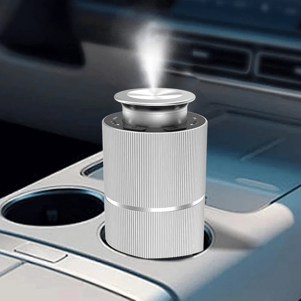 Portable Car Aroma Diffuser Battery Operated Scent Air Machine USB Rechargeable Waterless Diffuser For Essential Oil Nebulizer