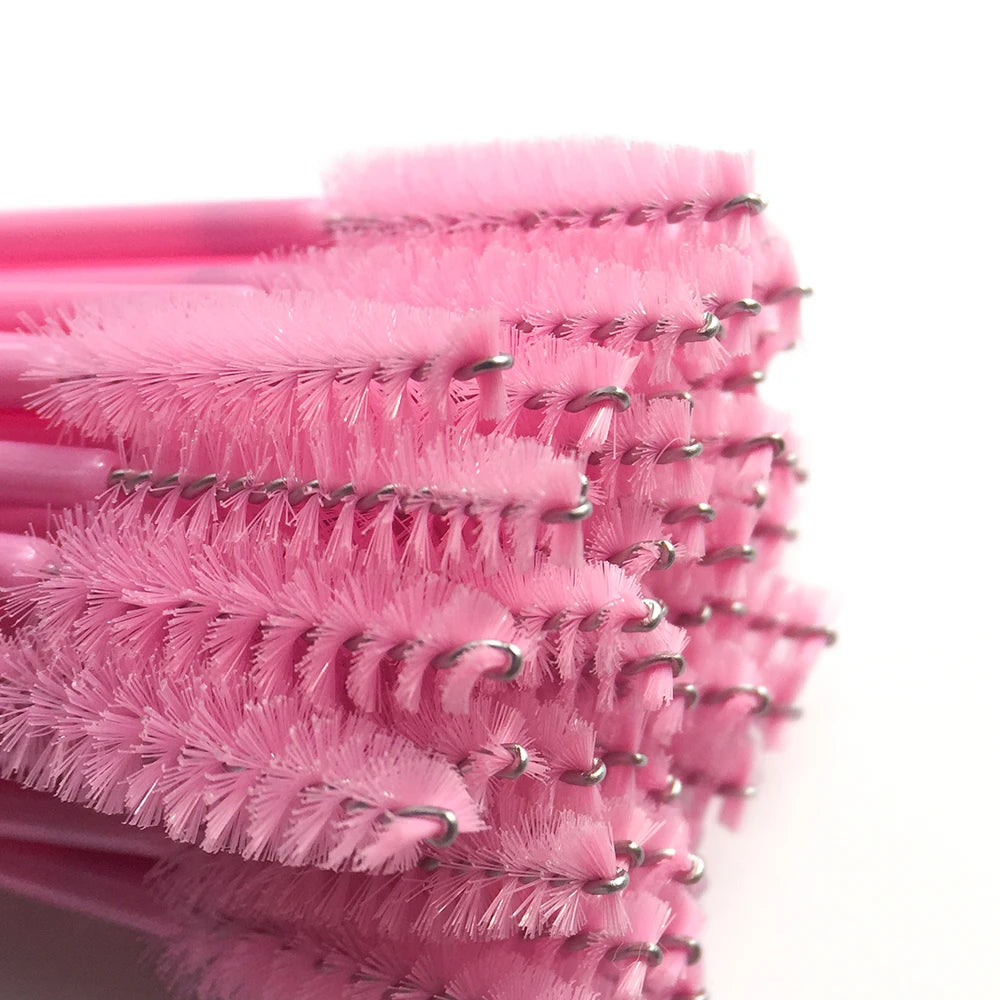Disposable Eyelash Brushes for Extensions - Premium Soft Crystal Wands False Eyelashes Tidesmit