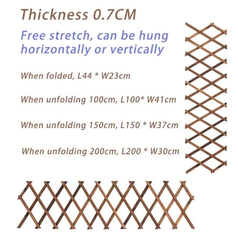 Expandable Plant Climb Hanging Frame Trellis Plant Support Fence Indoor Plant Vertical Rack Wall Decor For Room Patio Garden
