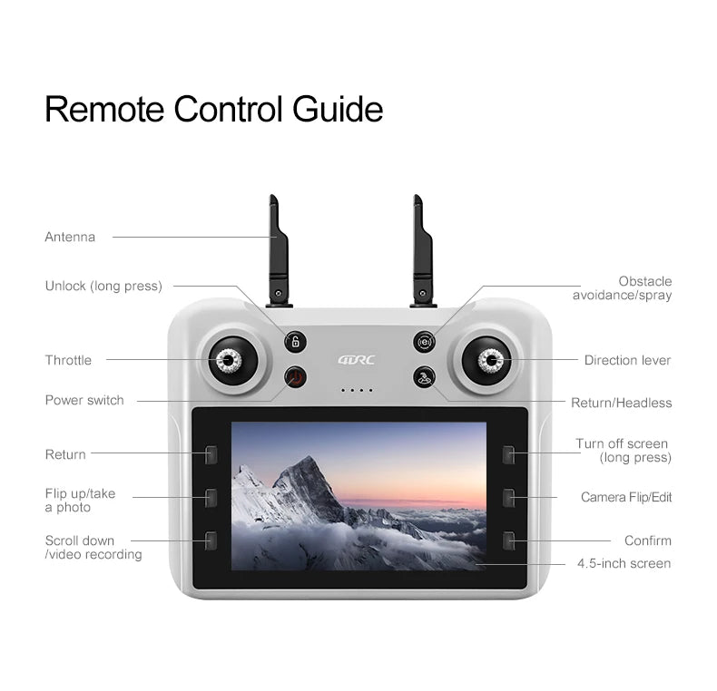 GPS Drone with 4K Camera - Foldable Brushless Quadcopter | Tidesmit Tidesmit