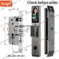 3D Face Real-time Intercom Smart Door Lock Biometric Electronic Security Camera Intelligent Fingerprint Password Key Unlock