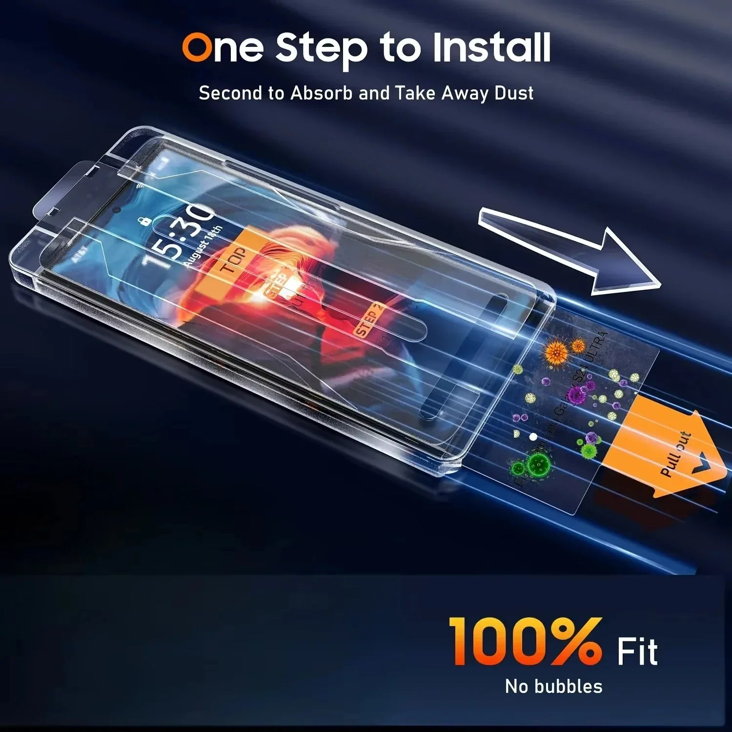 Privacy Screen Protector for Samsung Galaxy - Anti-Spy Tempered Glass Tidesmit